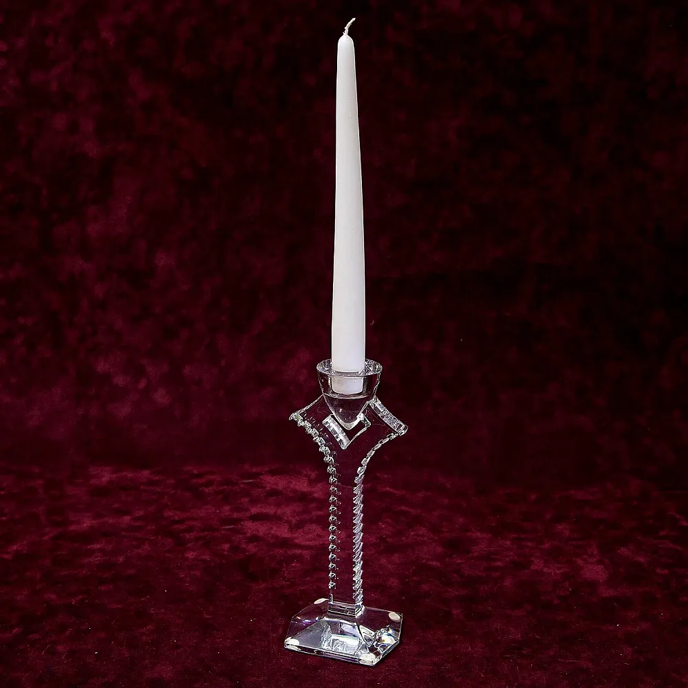 Редкость! Хрустальный Подсвечник БАККАРА / BACCARAT, Фрация, 70 -е годы ХХ века.