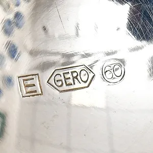 Винтажный Набор Соусников на подносе Silverplated, Англия - середина ХХ века. 