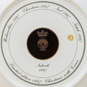 Коллекционная Тарелка - Блюдо «РОЖДЕНИЕ» Фарфор, VERSACE, Rosenthal Германия -1997 год.