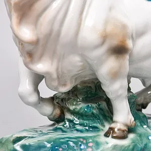 Коллекционная Фарфоровая статуэтка «ПОХИЩЕНИЕ ЕВРОПЫ», Karl Ens Германия, первая половина ХХ века. 