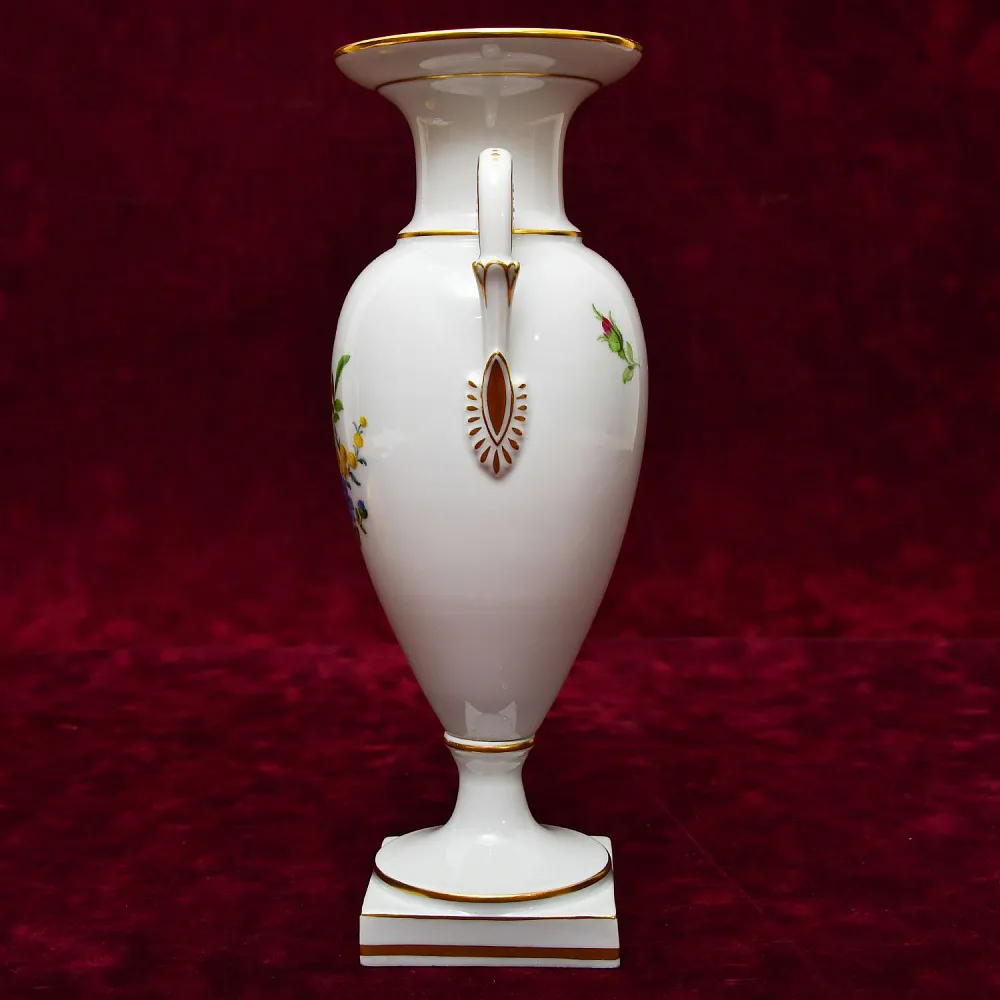 Коллекционная Фарфоровая Ваза «Цветочный Букет», MEISSEN Германия, середина ХХ века.
