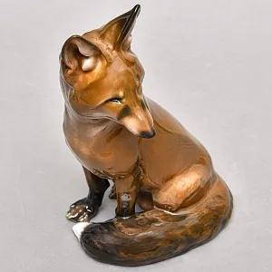  Авторская Коллекционная статуэтка «ЛИСА», Фарфор ROSENTHAL Германия - 1940 год.