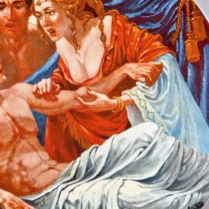 Коллекционная тарелка «Кентерберийские истории. Рассказ рыцаря», Фарфор The Longton Crown Англия.