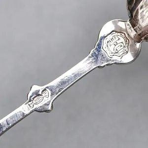 Сервировочный Набор Коллекционных  Десертных Ложек «Парусные Корабли», Silverplate Германия.