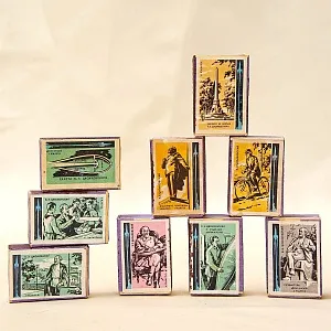 Памятный Сувенирый Набор - Хозяйственные Спички «К.Э. Циолковский», СССР -1966 год.