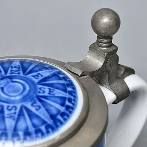 Коллекционная Пивная Кружка «Прибытие почтового парохода», фарфор, Berlin Design Германия -1978 год.