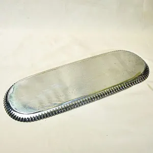 Винтажный Металлический Поднос овальной формы, Silverplated, SHEFFIELD Англия, начало ХХ века.