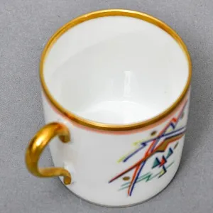 Антикварная Фарфоровая Кофейная пара «ILONA», ROSENTHAL Германия, 1891 - 1906 годы.