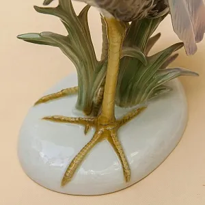 Редкость!!! Птица - Фарфоровая Статуэтка «Малая ЦАПЛЯ» ROSENTHAL Германия -1964 год.