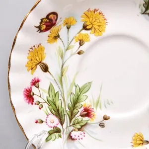 Коллекционная Фарфоровая Чайная пара «Луговые цветы», ROYAL ALBERT Англия.