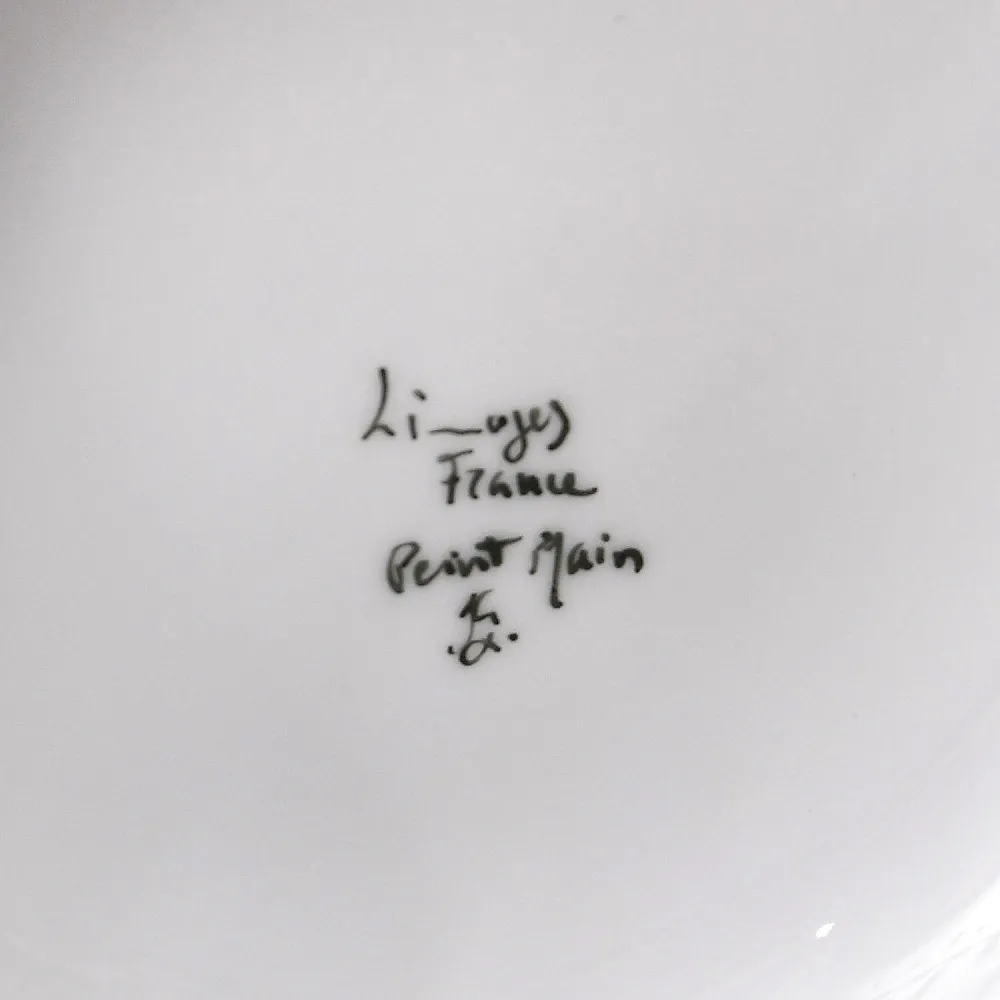 Антикварный Заварочный Чайник на подставке «Цветочная симфония», Франция - первая половина ХХ века. 