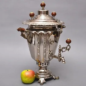 Старинный Угольный Самовар на 5 литров, СССР - 50 -е годы ХХ века. 