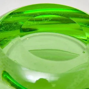 Хрустальная Вазочка - Орешница - Мелочевница «ЗАВИТОК», VAL SAINT LAMBERT Бельгия.