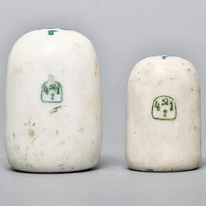 Редкость! Антикварный Набор фарфоровых гирь разновесов (100-50-20-10гр.) - СССР - 20 гг.