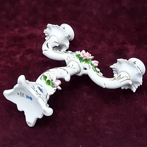 Подсвечник - Канделябр «Розы» на две свечи  Фарфор KAISER Porzellan Германия 1970 -1979гг.