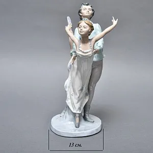 Коллекционная Фарфоровая статуэтка «Балетная пара. Танец», Nao by Lladro Испания, 80-е гг.