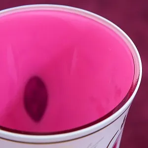 Винтажная Стеклянная Ваза «Цветочная Нежность» LAUSITZER GLASWERKE Германия - 50-70е гг.