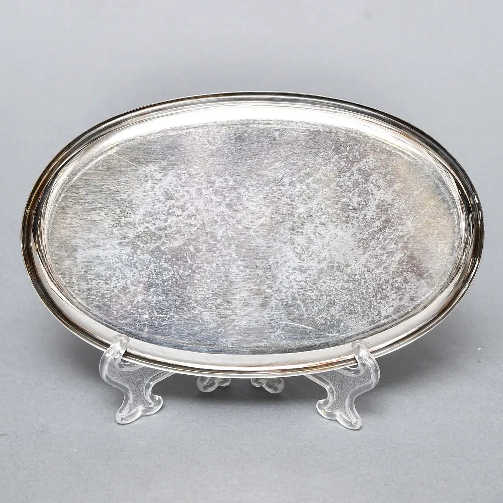 Винтажный Набор Соусников на подносе Silverplated, Англия - середина ХХ века. 
