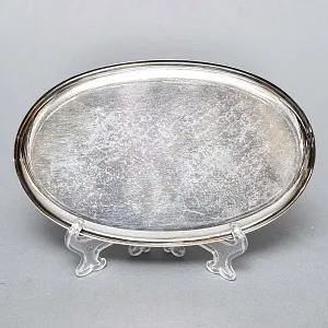 Винтажный Набор Соусников на подносе Silverplated, Англия - середина ХХ века. 