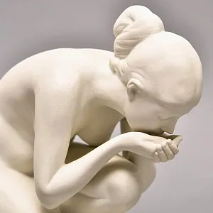 Коллекционная Фарфоровая статуэтка «Обнаженная у ручья», ROSENTHAL Германия, 1983 - 1991 годы. 
