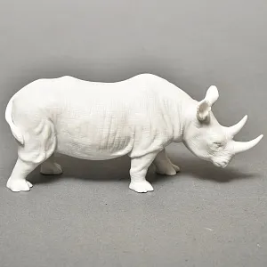 Коллекционная статуэтка «НОСОРОГ», Бисквитный фарфор, ROSENTHAL Германия - XXI век. 
