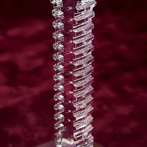 Редкость! Хрустальный Подсвечник БАККАРА / BACCARAT, Фрация, 70 -е годы ХХ века.