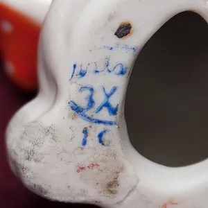 Коллекционная Фарфоровая статуэтка «Заяц с мухоморами», СССР Полонне ЗХК, 50-е гг. 