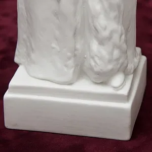 Коллекционная статуэтка "Пушкин перед дуэлью", Бисквитный Фарфор, СССР ДФЗ Вербилки, 30-е гг.