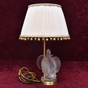 Электрическая Настольная Лампа - Светильник «ARIANE»,  Хрусталь Laligue Франция.