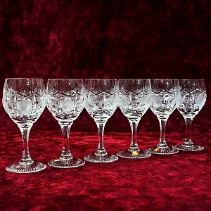 Хрустальные Рюмки серия «PARIS», NACHTMANN Германия 70-е годы ХХ века.