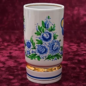 Коллекционная Фарфоровая Ваза «Фестиваль Молодежи», СССР Барановский ФЗ -1985 год. 