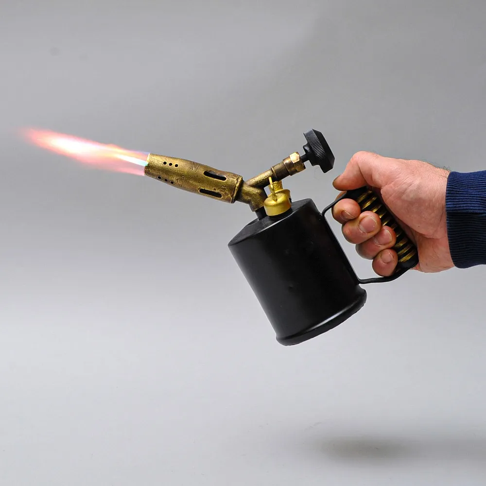 Винтажная Малая Бензиновая Горелка - Паяльная Лампа «ПРОМЕТ», СССР -60-е гг.