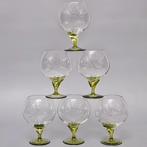 Бокалы для Коньяка «Papyrus», Хрусталь Rosenthal Studio Line, Германия -1960 - 1969 годы.