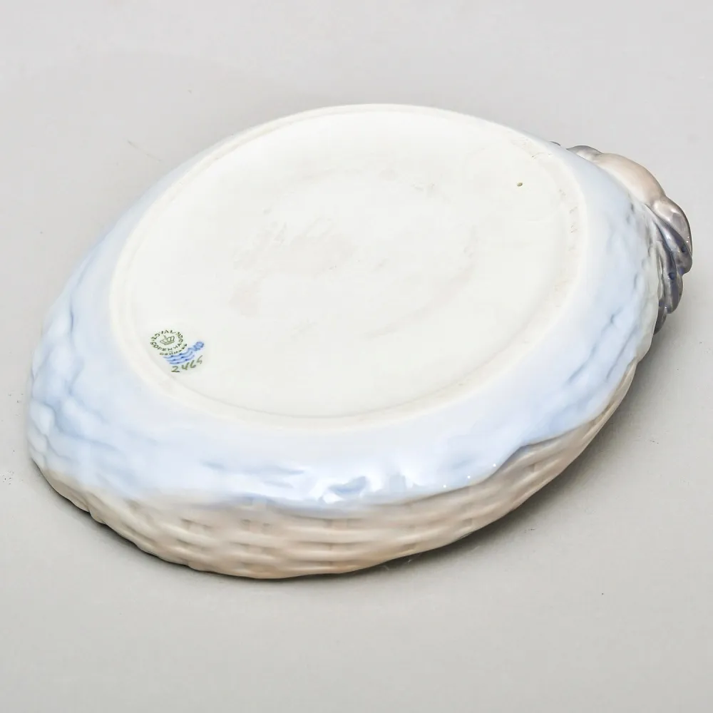 Коллекционное Фарфоровое Блюдо для морепродуктов «КРАБ», Royal Copenhagen Дания, 1966 год.