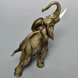 Коллекционная Фарфоровая статуэтка «Идущий СЛОН», Hutschenreuther Германия, 1955 -1968 годы. 
