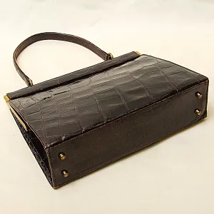 Дамская Сумка из Натуральной Крокодиловой Кожи Западная Германия 50-гг.