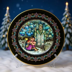 Коллекционная Тарелка «Русские Сказки» - «МОРОЗКО» Фарфор, Villeroy&Boch Германия -1986г.