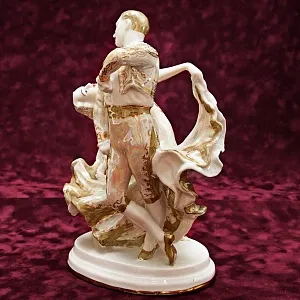 Авторская Коллекционная Фарфоровая статуэтка «Испанский танец», СССР ЛЗФИ, 1967 - 1983 годы.