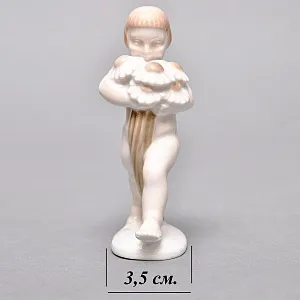 Антикварная Фарфоровая статуэтка «Вестник весны или Мальчик с ромашками», ROSENTHAL Германия - 1923 год.