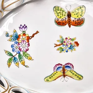 Сухарница - Конфетница «Королева Виктория», Фарфор HEREND Венгрия, вторая половина ХХ века. 