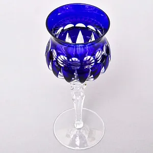 Шесть Бокалов из Цветного Хрусталя «МЭРИЛИН», NACHTMANN Германия, 60 -е годы ХХ века.