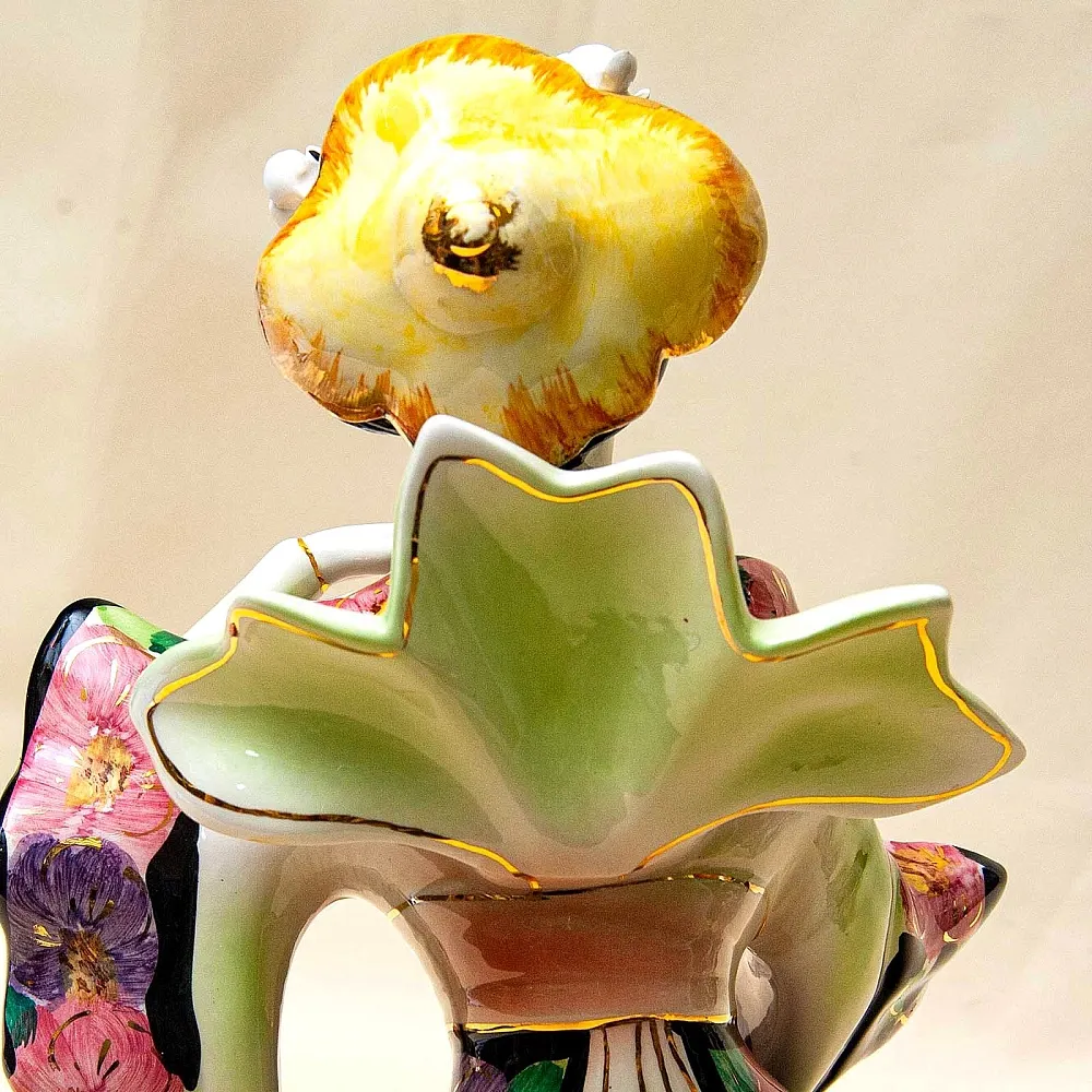 Парные Статуэтки «ДУЭТ - КИТАЙСКИЕ МУЗЫКАНТЫ», Фаянс CIA MANNA, Италия 70 гг.