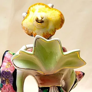 Парные Статуэтки «ДУЭТ - КИТАЙСКИЕ МУЗЫКАНТЫ», Фаянс CIA MANNA, Италия 70 гг.