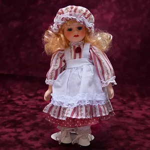 Коллекционная фарфоровая кукла №4 Бельгия Н - 27 см.