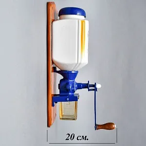 Редкая! Фарфоровая Настенная Ручная Механическая Кофемолка Hard Trep, Голландия.