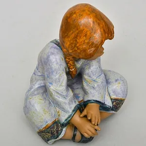 Коллекционная  Фарфоровая статуэтка «Ленивый день», Lladro серия Грес, Испания.