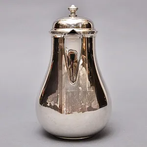 Винтажный Металлический Кофейник - Кувшин на 1,3 л., Silverplated, Boulenger Франция, 50-е гг. 
