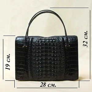 Дамская Сумка из Натуральной Крокодиловой Кожи Западная Германия 50 -е годы ХХ века..