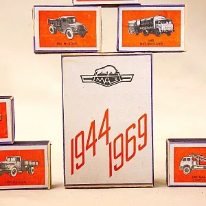 Памятный Сувенирый Набор - Хозяйственные Спички «25 лет - МАЗ», СССР - 1969 год.