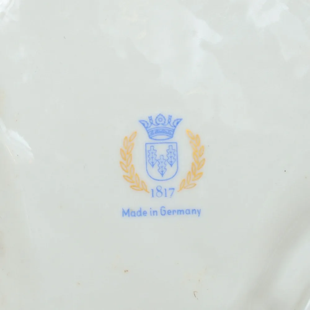 Парные Настенные Электрические Бра - Канделябры, Фарфор PLAUE Von Schierholz Германия.